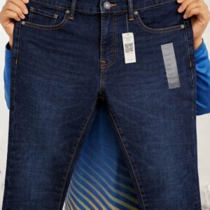American Eagle Dark Blue Cross denim