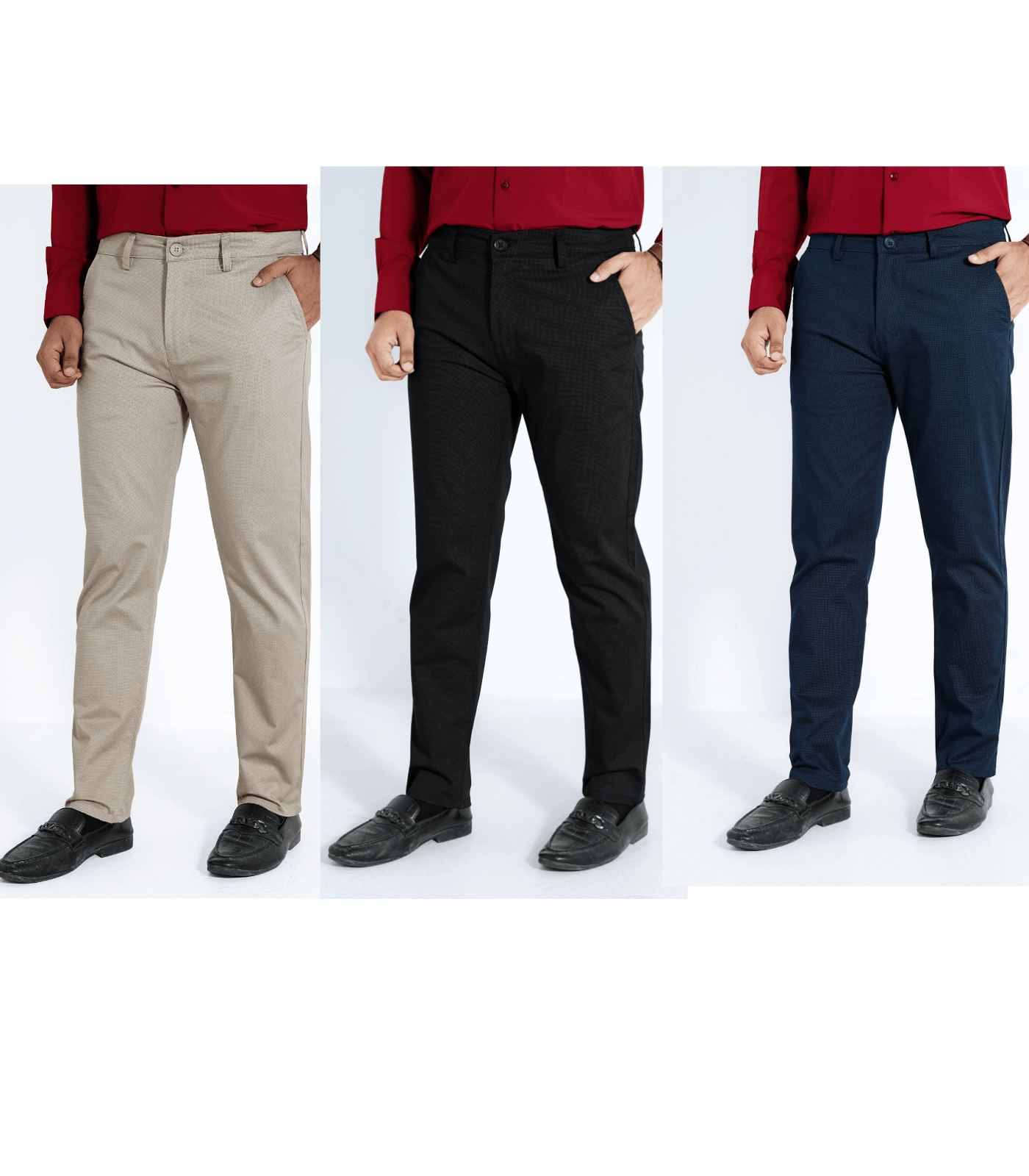 Levis(Khaki+Black+Dark Blue)