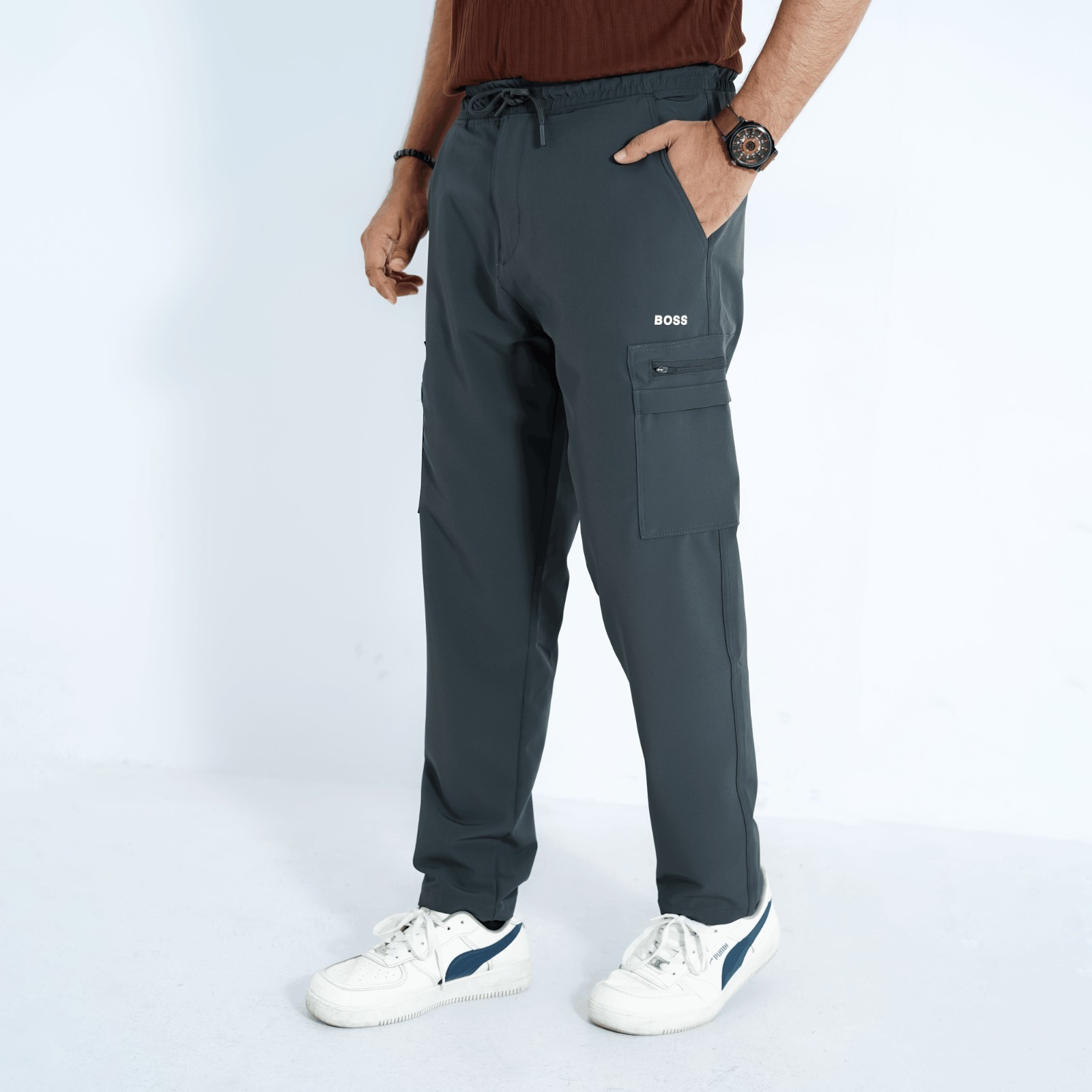 Boss trousers Dark Ash